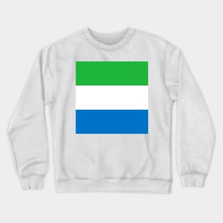 Sierra Leonean flag Crewneck Sweatshirt